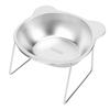 15° Tilted Elevated Pet Bowl Stainless Steel Cat Food Bowl Raised Cat Bowl  for Cats Small Dogs