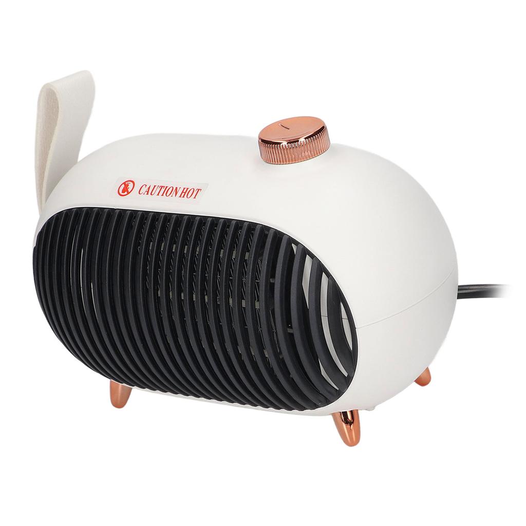 Small Space Heater 900W PTC Ceramic Fast Heating 3 Level Adjustment Mute Overheating Protection Desk