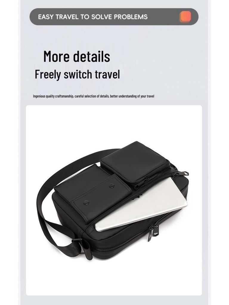 Herren Trendige Multifunktionale Wasserabweisende Umhängetasche