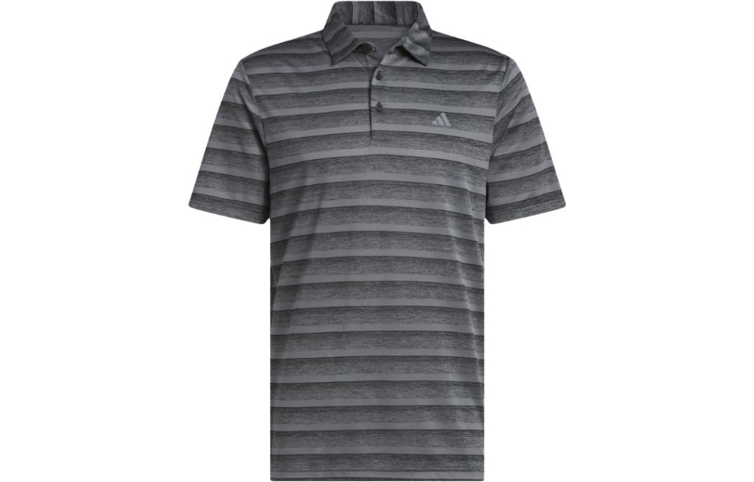 Adidas Polo Shirts Men s Black Gray Color Polo Collar Moderate Straight Fit HR8008 XL