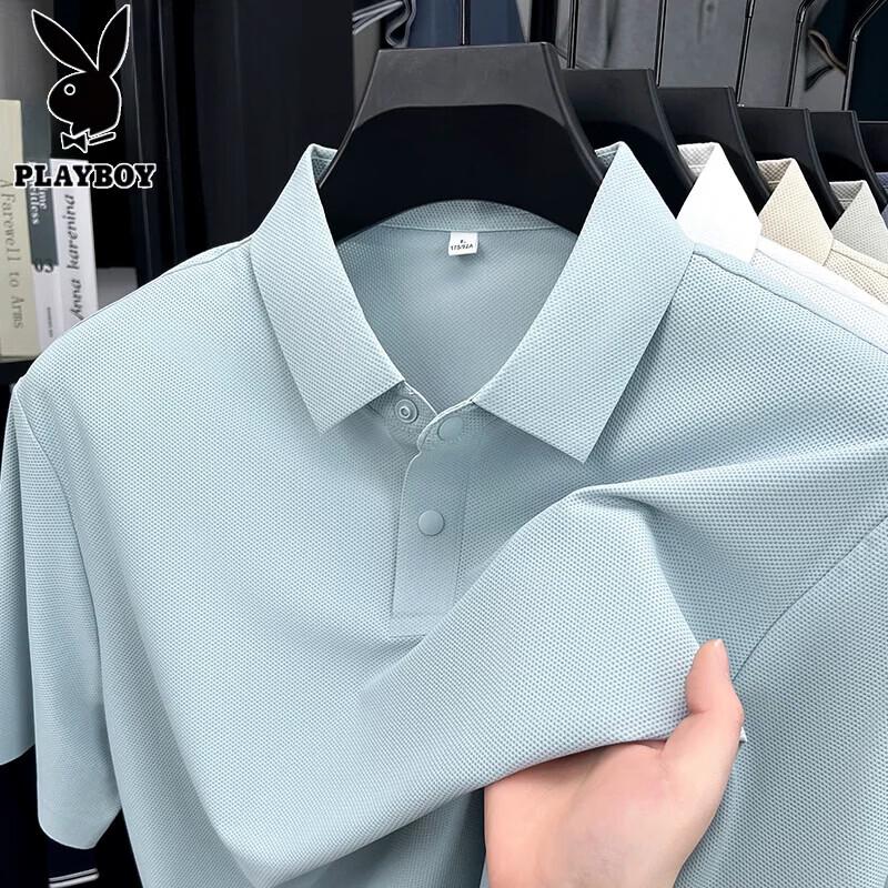 Playboy Men s Seamless Polo T-Shirt XL