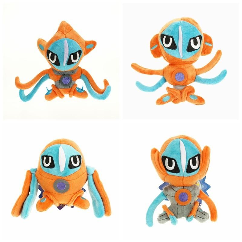 Muñeco de Peluche Deoxys de Anime de Dibujos Animados con Tejido de Pelo Corto para Coleccionistas y Niños