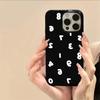 Ins Small Crowd Simple Glossy Jelly Phone Case For iPhone 16 15 14 13 12 11 Pro Max 16E X XR XS Max 7 8 Plus Shockproof Cover