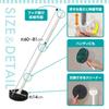 Reck Super Clean Head Bending Bathtub Cleaner Telescopic Ultra-fine Soft Brush