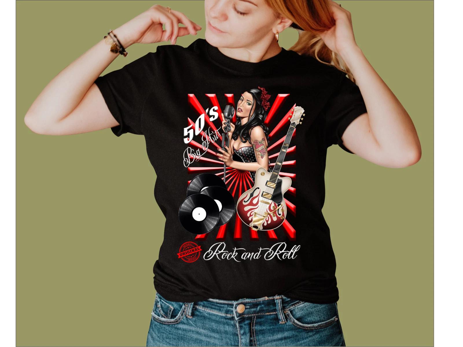 50 S BIG HITS ROCK N ROLL T-SHIRT 3XL
