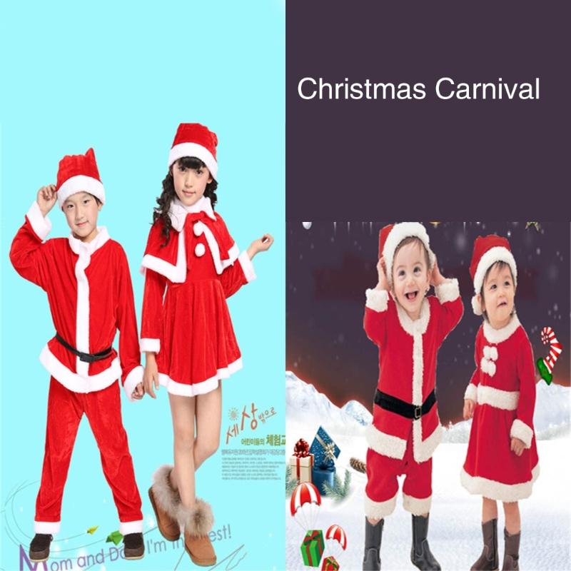 Santa Clauses Costume Santa Suit Christmas Santa Dressing Up Costume Accessories