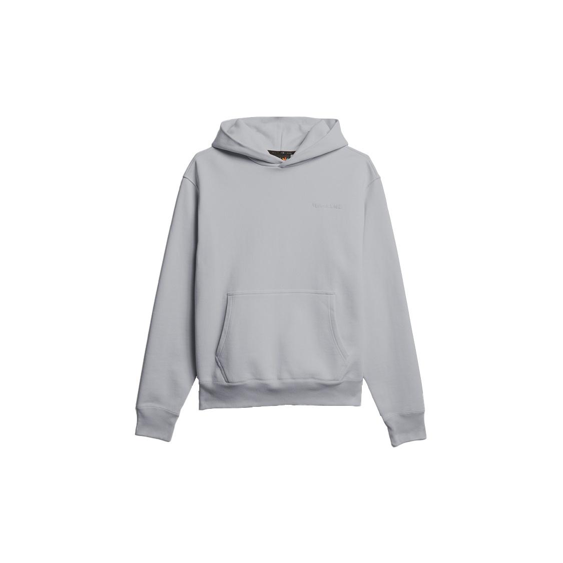 adidas originals x Pw Basics Hood Embroidered Monogrammed Hooded Sweater Unisex Grey GM1947 XS