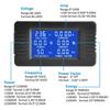 AIMOONSA Multimètre LCD 6-en-1 Ampèremètre Voltmètre AC 80-260V 0-100A Compteur de Puissance