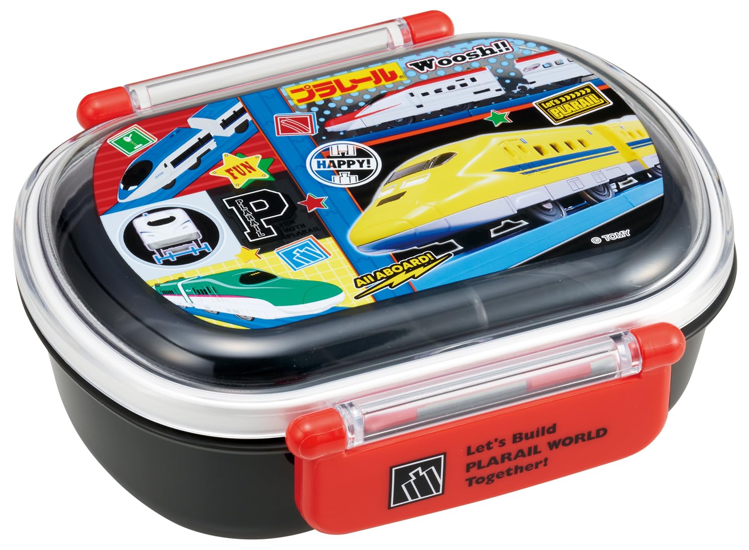 

Skater Bento Fluffy Serving Single 360ml Made in Dishwasher and Microwave Plarail Kids Box, Capacity, Tier, Capacity, Japan, Safe, 26, Boys ,