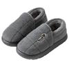 Men's & Women's Extra Large Warm Non-Slip Cotton Slippers, Size 50, Thick-Soled, Back-Heel Design.