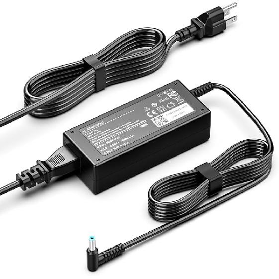 45W Charger Compatible with HP Laptop Computer - Compatible with Stream 11 13 14, Pavilion x360 11 13 15 17, Envy, ProBook, EliteBook, Spectre,