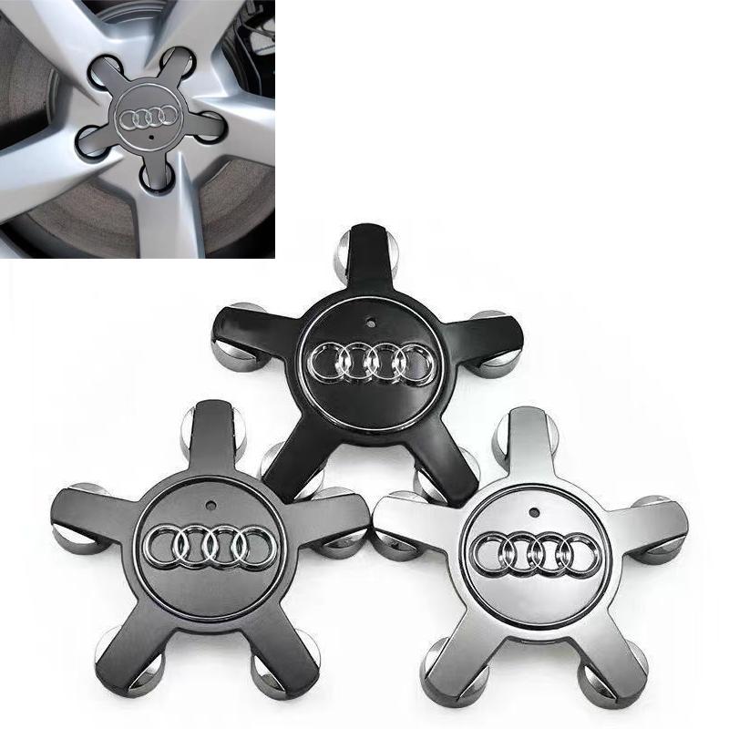 4PCS 60/61/68/69/135MM Car Wheel Center Cap Emblem Hub Covers Badge For 2pvhn A1 A3 A4 A5 A6 A7 A8 S4 S6 Q3 Q2 Q5 Q7 Accessories pvhn2