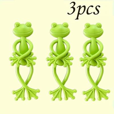 3pcs Frog-Shaped Plant Stand Simple In Appearance But Uncompromising In Supporting Healthy Growth, Enhancing Plant Vigor During the Growing Process