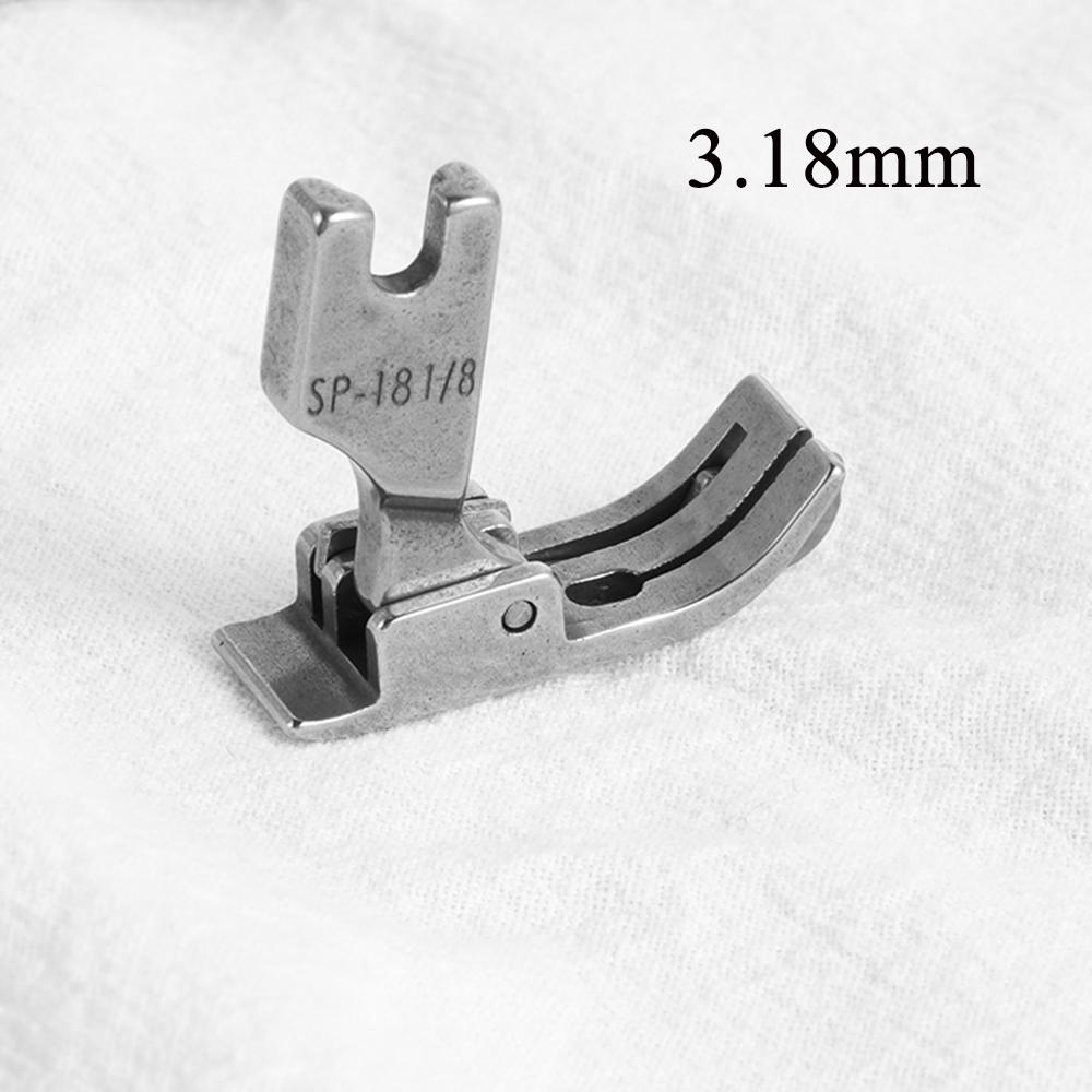 Metall Nähfuß SP-18 Industrie Nähmaschine Flachwagen Bewegliche Kante Einzelnadel Flach 1/4 1/8 3/8 1/16 3/16 5/16 1/32
