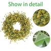 Artificial Garland Wreath: Decorative Faux Flower Ring for Home, Hotel, Wall, or Door