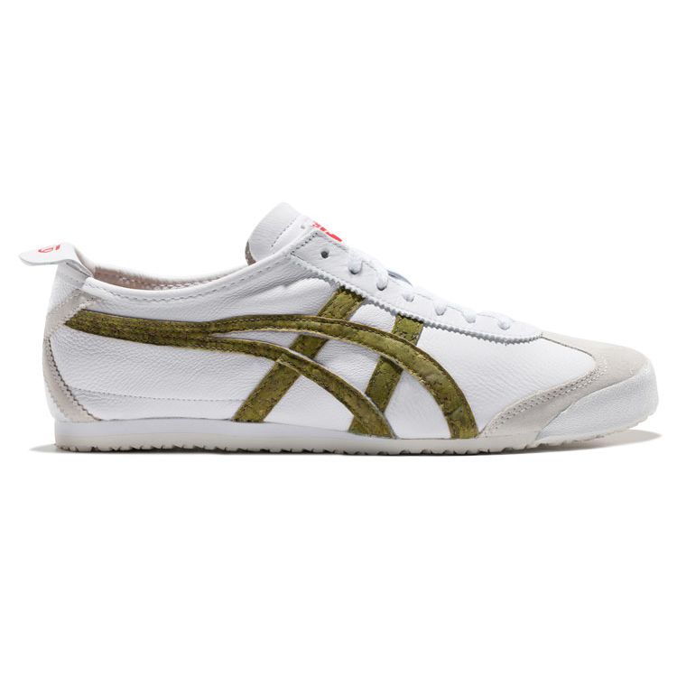 ONITSUKA TIGER Mexico 66 Comfortable Versatile Non-Slip Durable Low-Top Casual Shoes Unisex Sneaker Green White 1183A013-100