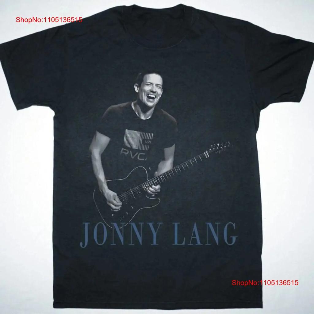 Vtg Jonny Lang Live In Tour Heavy Cotton Black All Size T Shirt TU160 vintage Washed graphic Breathable homme Stylish Versatile