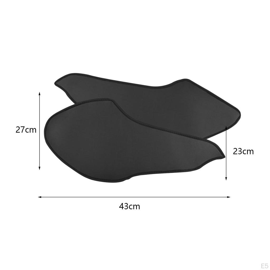 2 Pieces Center Console Anti Kick Mat Durable Replaces Car Interior Accessories Premium Spare Parts