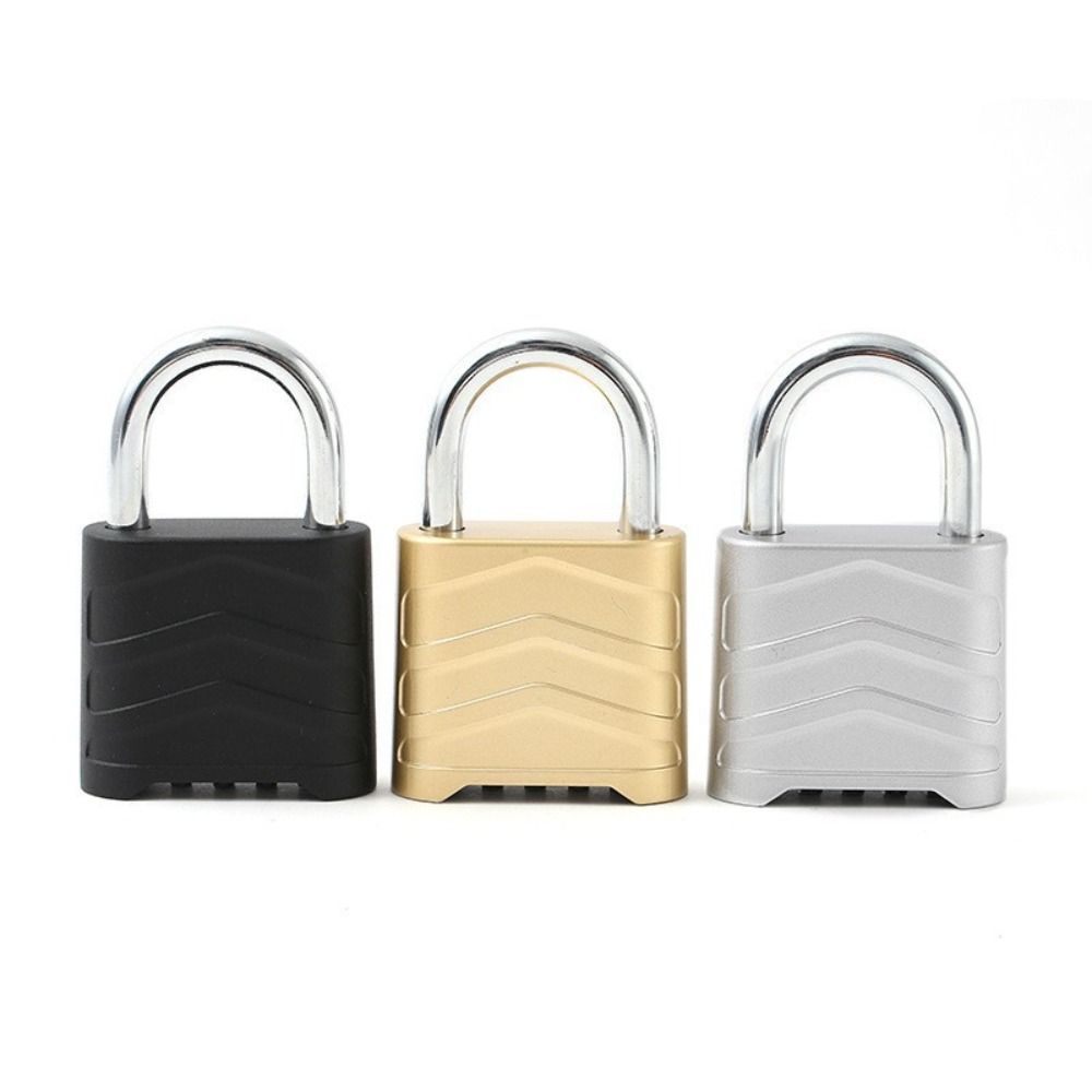 Waterproof Aluminum Code Padlock Anti-Rust Weatherproof Padlock Anti-Theft Heavy Duty Warehouse