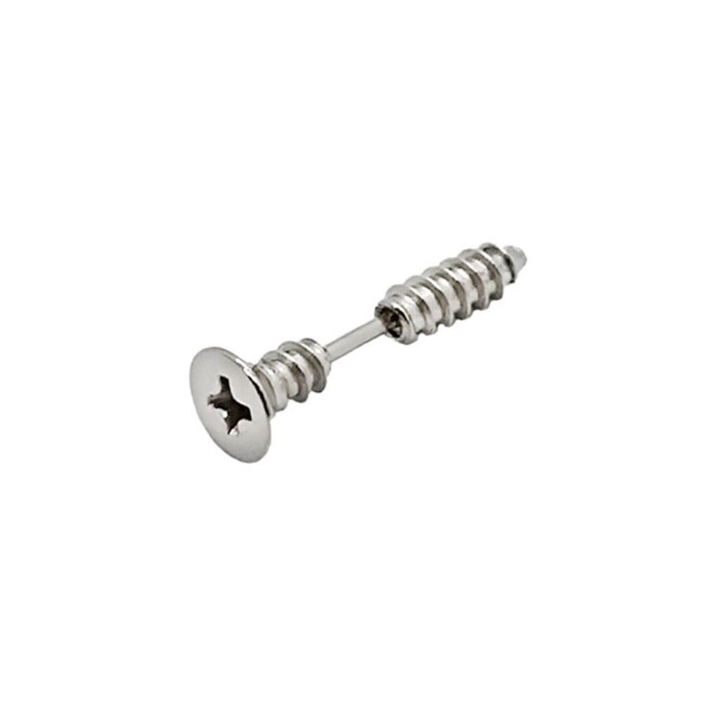 1Pc Stainless Steel Screw Stud Earring Punk Rock Helix Piercing Unisex Stud Earring Bulk Gothic Studs Ear For Men Jewelry