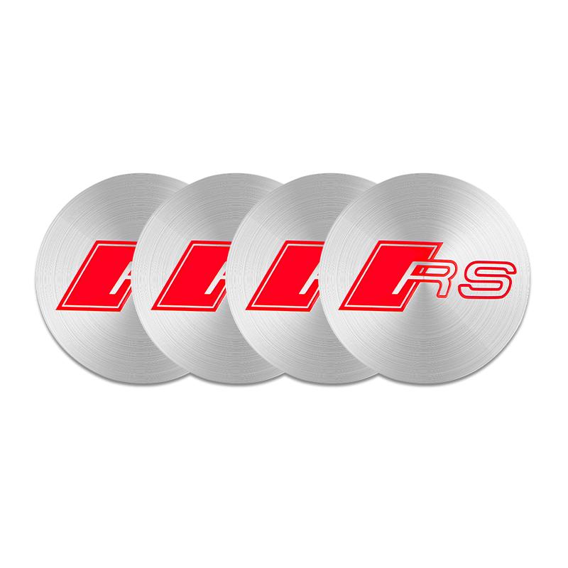 56/59/60/135mm Car Wheel Center Cap Hub Cover Badge For S1 Sline A6 A3 A4 A5 A6 Q2L S3 S4 Q3 Q5 Q7 Q8 R8 Hub cap Accessories 2x