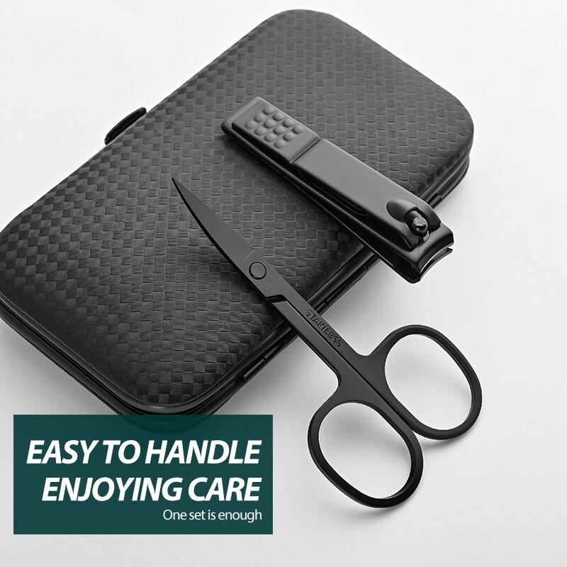Xiaomi Home Nail Clipper 7piece Set Large Opening Manicure Tool Unisex Mini Compact Gift Eyebrow Clip Tweezers