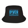Custom Scuba Diving Bucket Hat for Women Unisex Printed Dive Diver Quotes Summer Beach Sun Camping Cap