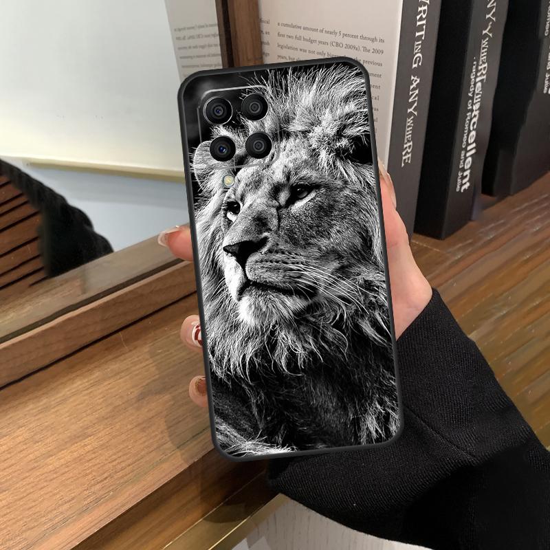 Leopard Tiger Lion Animal Case For Samsung Galaxy M56 M16 M36 M33 M53 M13 M12 M32 M52 M20 M15 M55 M31 M14 M35 M34 M54