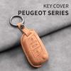 Leather Car Flip Key Case Cover for Peugeot 208 308 408 508 2008 3008 4008 5008 306 407 807 for Citroen C1 C3 C4 CACTUS C6 C8