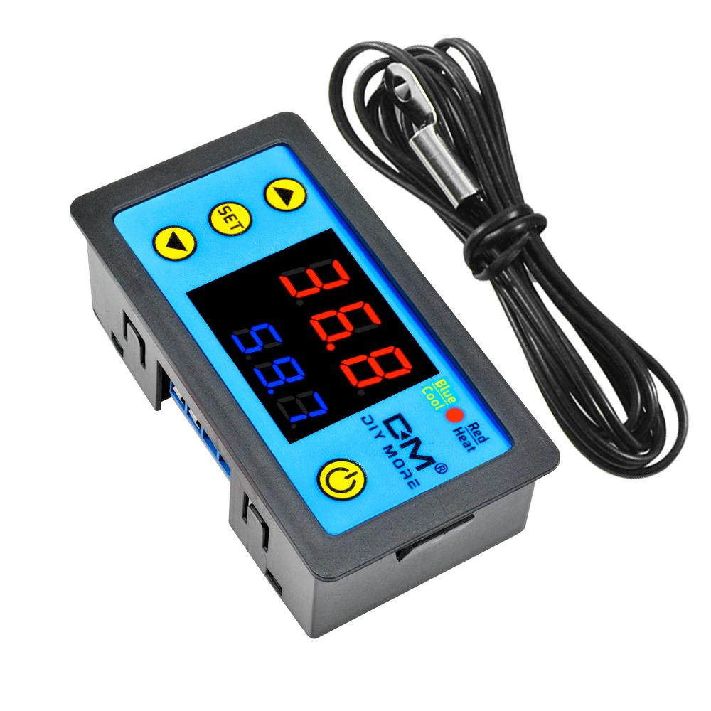 W3231 Контроллер температуры 12В 24В 110В 220В Цифровой термостат Терморегулятор для инкубатора измеритель температуры тест