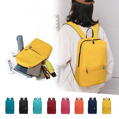 Mochila colorida portátil casual simples fashion bolsa escolar para estudantes bolsa esportiva para viagem noturna ao ar livre