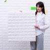 70cmX1m Brick Foam Panels 3D Wall Stickers Self-adhesive DIY Embossed Stone Wallpaper Home Decor Living Room Kitchen Decoration