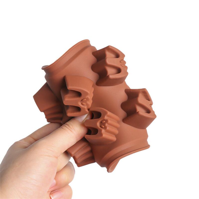 3D Cake Mold Halloween Skull Wizard Hat Pumpkin Shape Candy Chocolate Mold DIY Baking Cake Decorating Tool