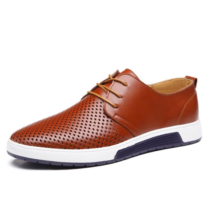 Scarpe Casual da Uomo Taglia Grande 48 47 Mocassini da Lavoro Uomo Scarpe Eleganti da Matrimonio Marrone Barbiere Scarpe Ufficiali