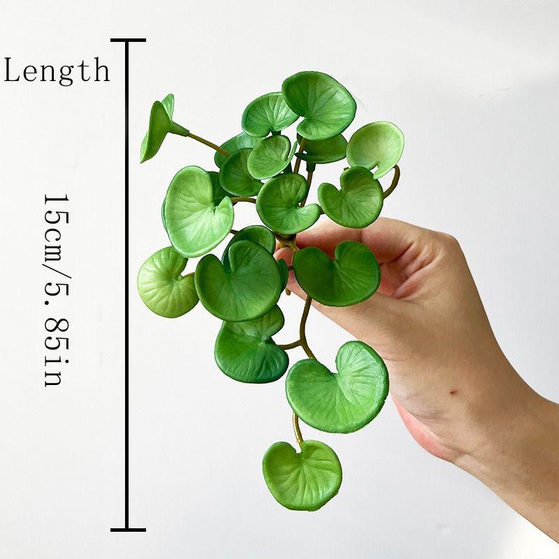 

Искусственное растение Мини-букет Медная монета Трава Мягкий клей Искусственные зеленые растения Настенные украшения для домашнего офиса Садовое украшение As show