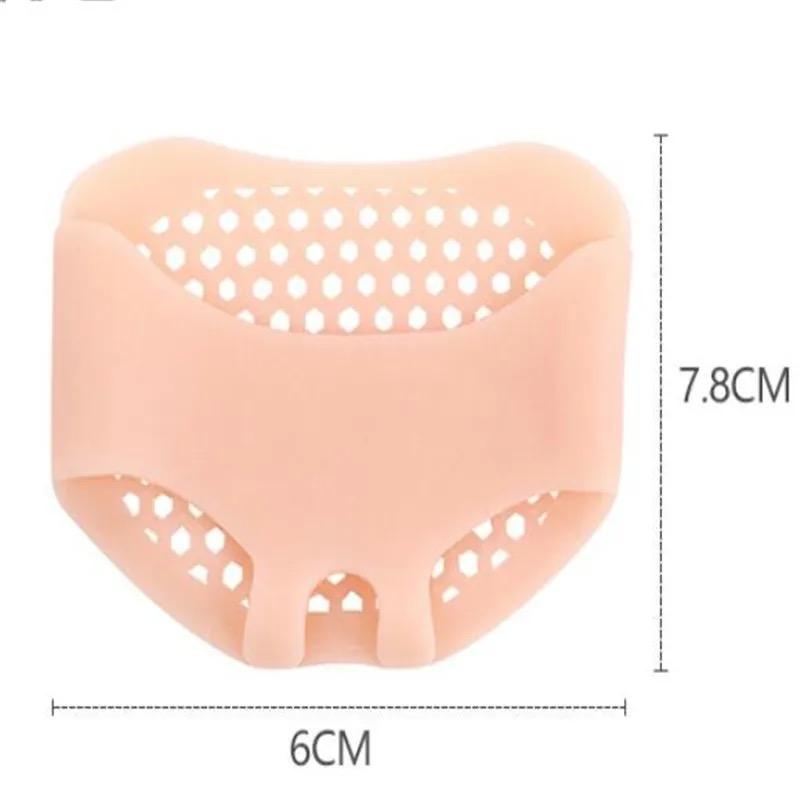 Silicone Gel Forefoot Pads Pain Relief Support Front Feet Care Slip Resistant Pads Prevent Grind Feet Foot Care Pad