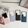 Etui na telefon w stylu torebki z paskiem na nadgarstek dla Samsung Galaxy Z Flip 8 7 FE 6 4 3 Flip8 Flip7 Flip6 Odporne na wstrząsy Twarda Osłona Ochronna