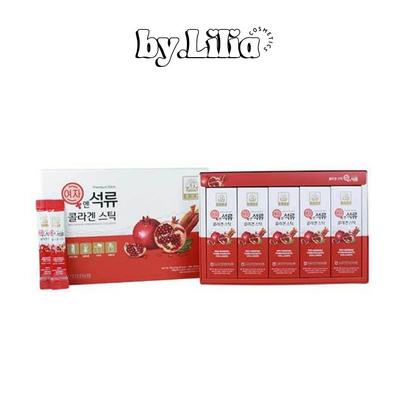 Korean Beauty Baekje Geumsan Women's Pomegranate Collagen Jelly 6stick