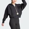 adidas Z.N.E. Full-Zip Hoodie Cardigan Zip Sweatshirt Women's Black IN5128
