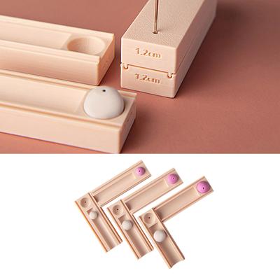 Bärbar Polymer Clay Pärlrullande Mögel Hantverksverktyg För DIY Smycken Örhängen Hänge Tillverkning Med Stansfunktion