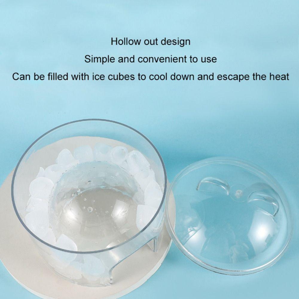 Transparent Guinea Pig Ice Nest PET Hamster Cooling Habitat Creative Hamster Cooling House  Summer