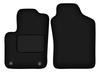 Czarne dywaniki przednie do: Fiat 500 Hybrid hatchback (2020-)