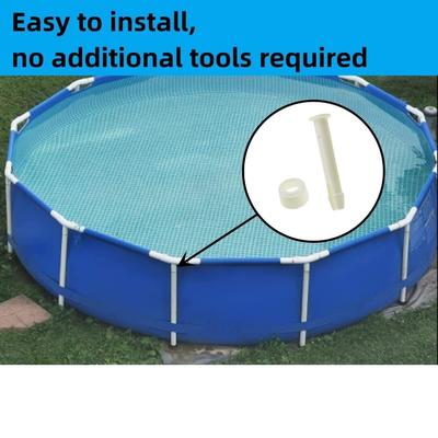 24Pcs ABS Pool Joint Pins 6cm 2.36in Cap Set Seals For Swimming Pool Reps