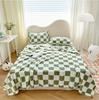 Panda Plaid Plush Flannel Blanket - Thick, Comfortable, and Cozy for Autumn and Winter