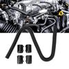 48inch   Flexible Coolant Water Hose Kit   Heat Resistant Stainless Steel Heat Dissipation Hose Set with 4
