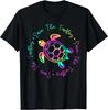 Save The Turtles Tie Dye Sea Turtle Save Earth Ocean Planet Gift Unisex T-Shirt