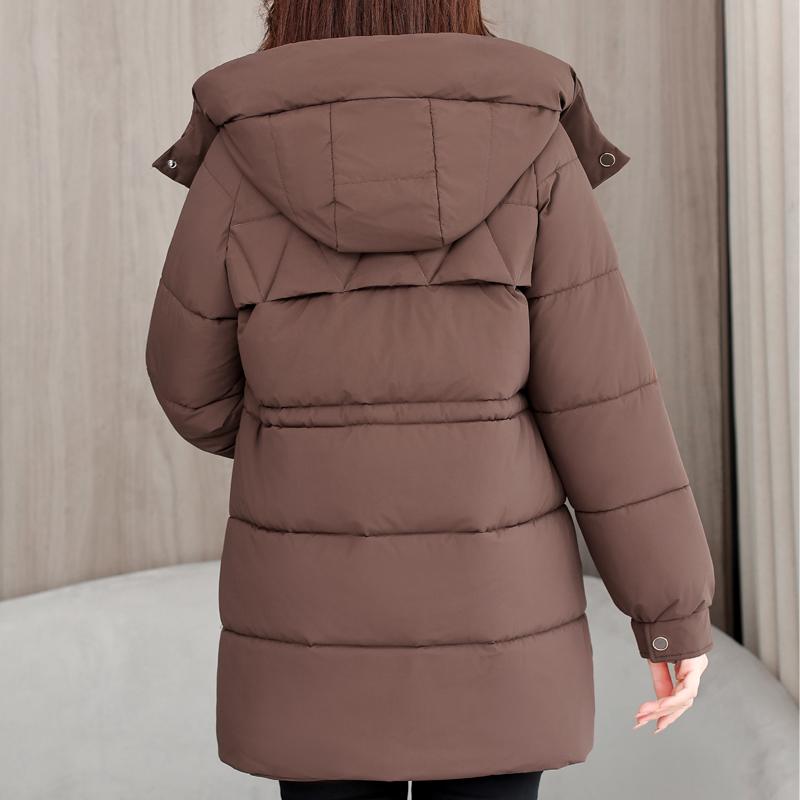 Women's Winter Jackets Hooded Casual Thick Parka Female Long Sleeve Warm Coat