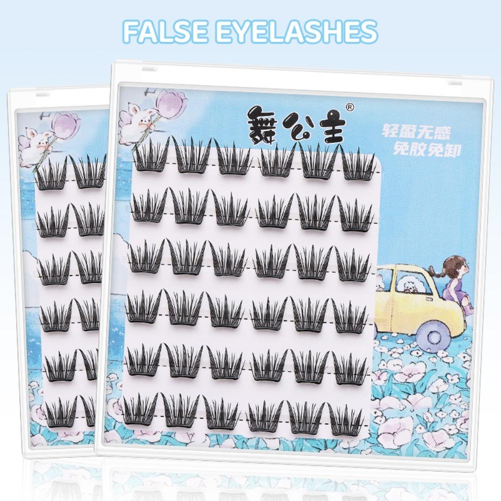 Rzęsy segmentowe DIY Różne style Sztuczne rzęsy Modne kępki rzęs Mężczyźni