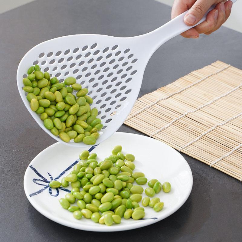 1PC Large Colander Soup Filter Household Dumplings Noodles Strainer Spoon Kitchen Gadgets