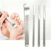Xiaomi 4pcs Set of Stainless Steel Pedicure Knives with Embossed Handle Heavy-Duty Dead Skin And Remover Tools Hard Skin Trimmer Set